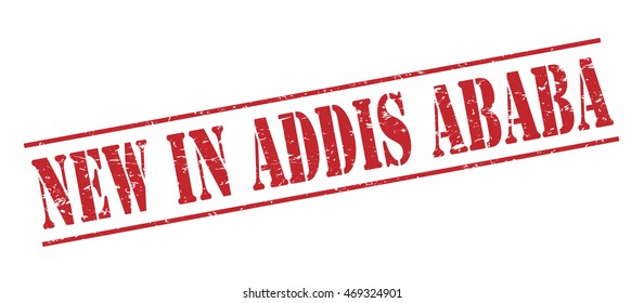 new in addis ababa vector stamp on white background