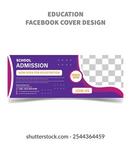 new admission facebook cover design