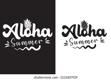 New aloha summer t-shirt design.