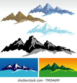 New ! Amazing Mountain And Hills SYMBOLS