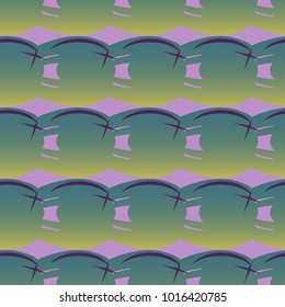 New amazing seamless pattern with colored tooth.
