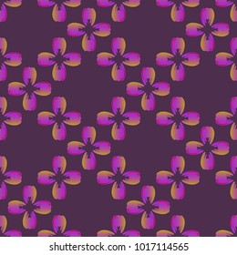 New amazing seamless pattern with colored tooth.
