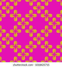 New amazing seamless pattern with colored tooth.