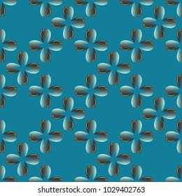 New amazing seamless pattern with colored tooth.