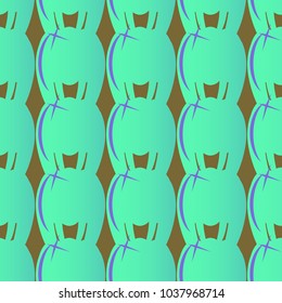 New amazing seamless pattern with colored tooth.