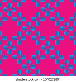 New amazing seamless pattern with colored tooth.