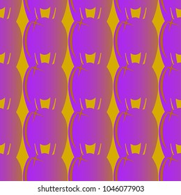 New amazing seamless pattern with colored tooth.