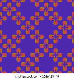 New amazing seamless pattern with colored tooth.