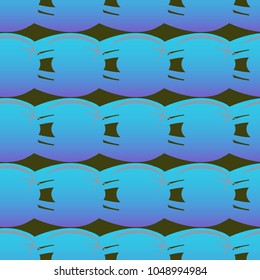 New amazing seamless pattern with colored tooth.