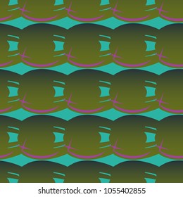 New amazing seamless pattern with colored tooth.