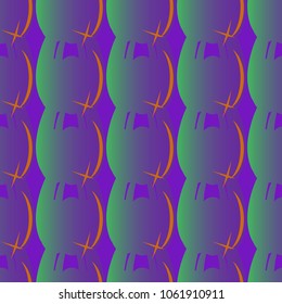 New amazing seamless pattern with colored tooth.