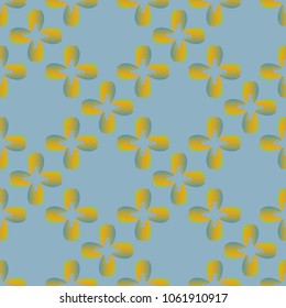New amazing seamless pattern with colored tooth.