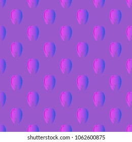New amazing seamless pattern with colored tooth.