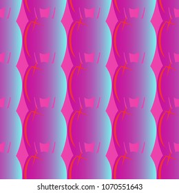 New amazing seamless pattern with colored tooth.