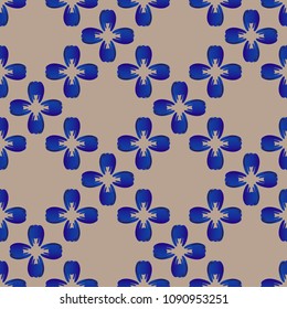 New amazing seamless pattern with colored tooth.