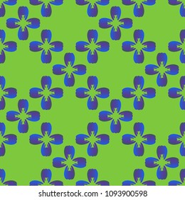 New amazing seamless pattern with colored tooth.