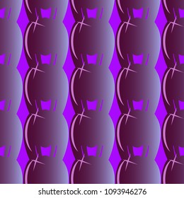 New amazing seamless pattern with colored tooth.