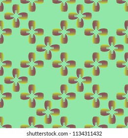 New amazing seamless pattern with colored tooth.