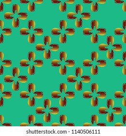 New amazing seamless pattern with colored tooth.