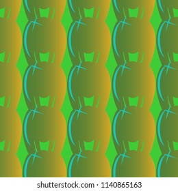 New amazing seamless pattern with colored tooth.