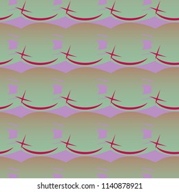 New amazing seamless pattern with colored tooth.