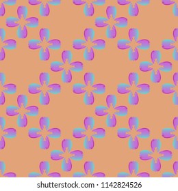 New amazing seamless pattern with colored tooth.