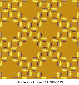 New amazing seamless pattern with colored tooth.