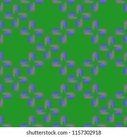 New amazing seamless pattern with colored tooth.