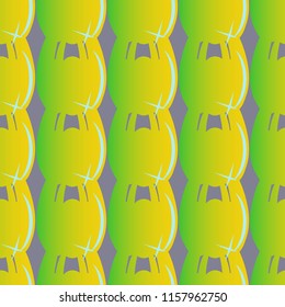 New amazing seamless pattern with colored tooth.