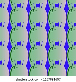 New amazing seamless pattern with colored tooth.