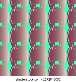New amazing seamless pattern with colored tooth.