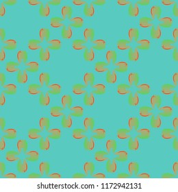 New amazing seamless pattern with colored tooth.