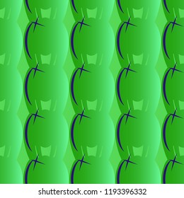 New amazing seamless pattern with colored tooth.