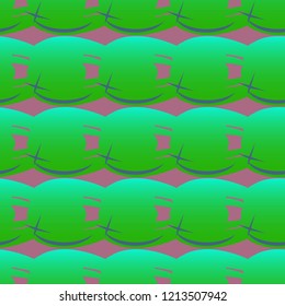 New amazing seamless pattern with colored tooth.