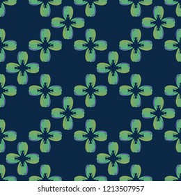 New amazing seamless pattern with colored tooth.