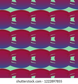 New amazing seamless pattern with colored tooth.