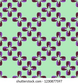 New amazing seamless pattern with colored tooth.