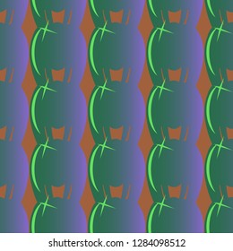 New amazing seamless pattern with colored tooth.