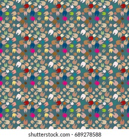 New amazing seamless pattern with colored teeth.