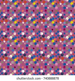 New amazing seamless pattern with colored tooth.