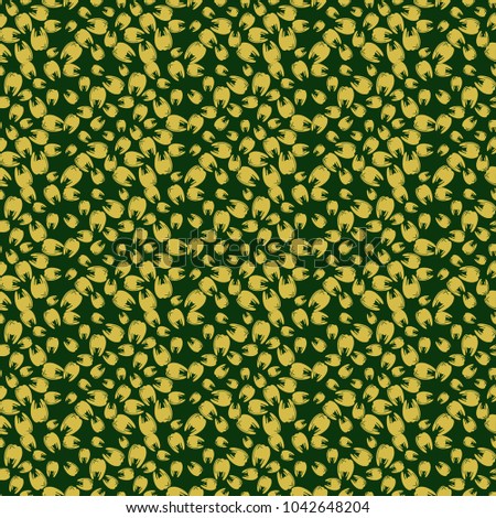 New amazing seamless pattern with colored tooth.