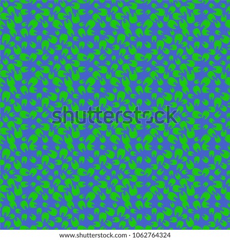 New amazing seamless pattern with colored tooth.