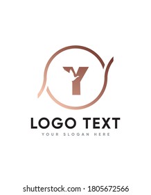 A new animal themed letter type Y logo template, Vector logo for business and company identity 