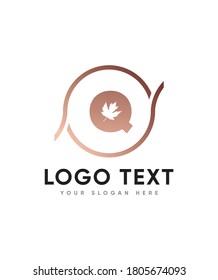 A new animal themed letter type Q logo template, Vector logo for business and company identity 
