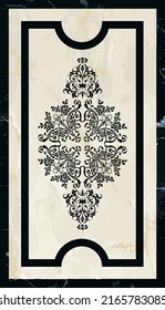 New Antique Marble Inlay Floor Design