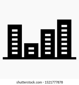 New apartments vector icon. Commercial line vector icon for websites and mobile minimalistic flat design.