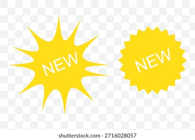 New arrival banner vector illustration, new product tag, new sale promotion, new offer sticker design