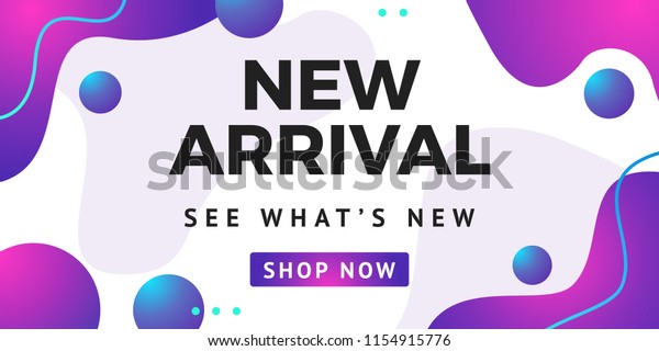 New Arrival Banner Website Shop Market のベクター画像素材 ロイヤリティフリー