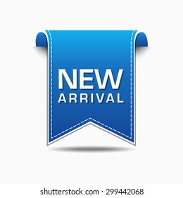 New Arrival Blue Vector Icon Design