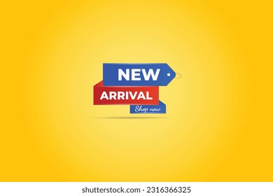 new arrival design vector illustration